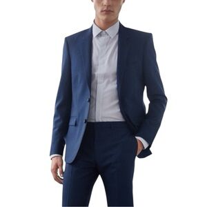 The Kooples Light Tailor Wool Blazer Navy Blue Men’s US 40 FR 50 NWT $568